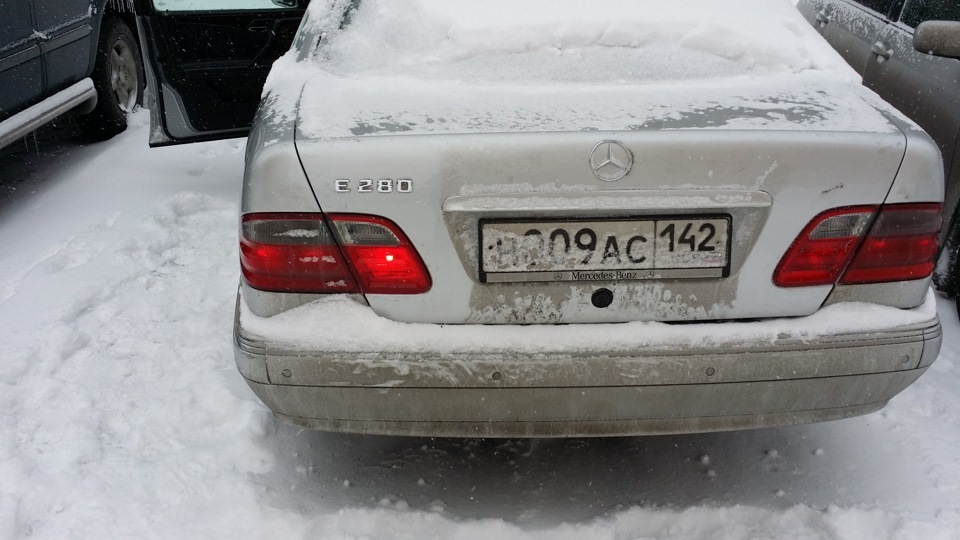 Профилактика lamp defective в задних фонарях — MercedesBenz Eclass