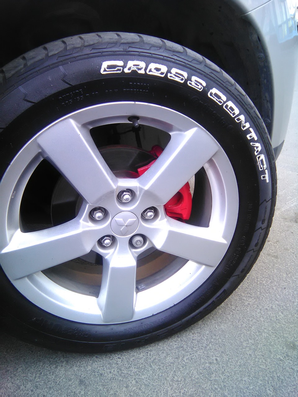 Суппорт в красный (обновление) — Mitsubishi ASX, 1,8 л, 2013 года ...