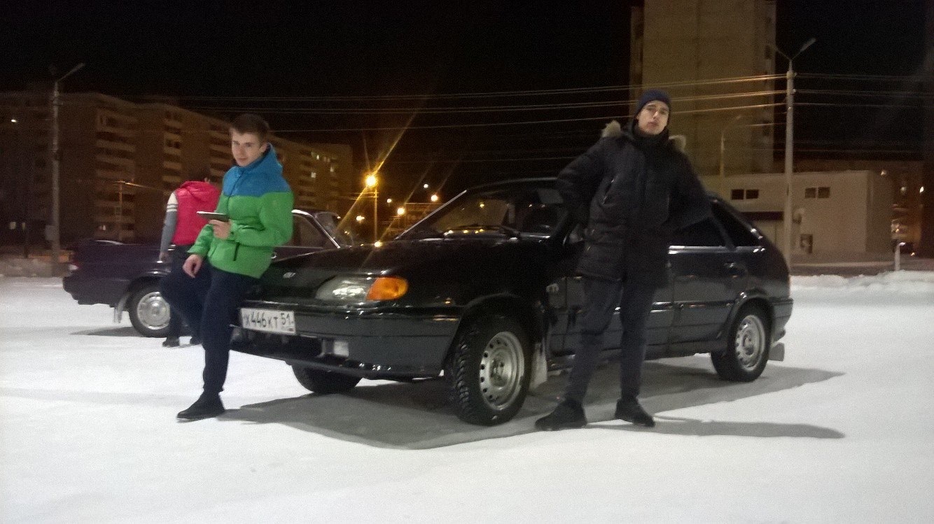 покатались боком если похоже что боком, ну и парняга один пощёлкал на ...