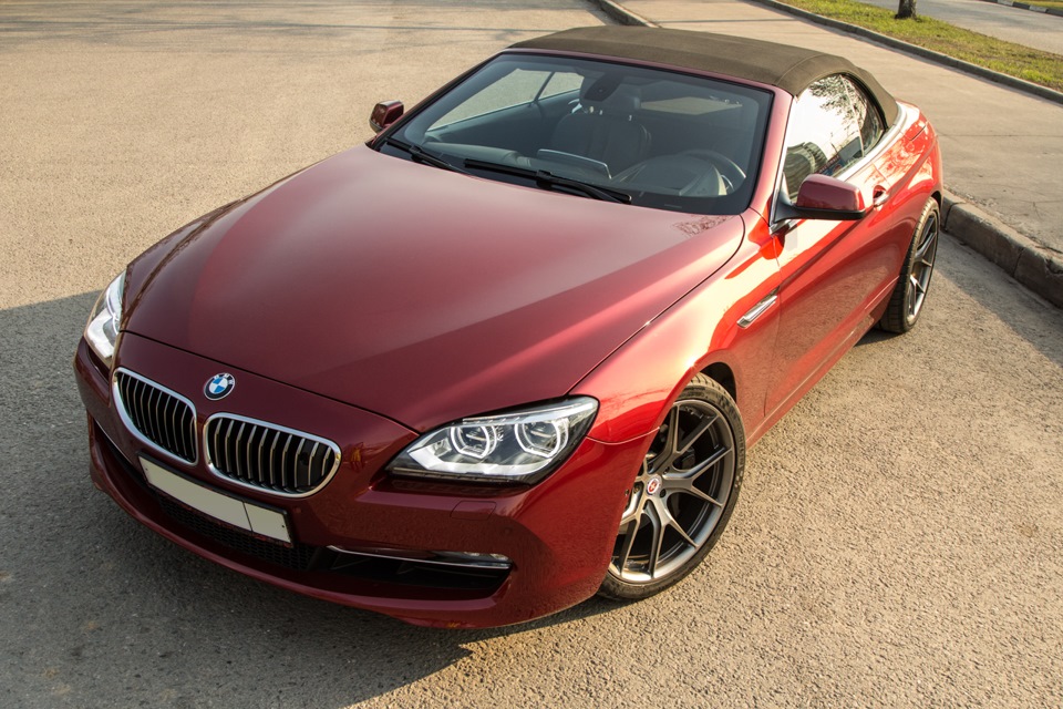 BMW 650 Вишневая