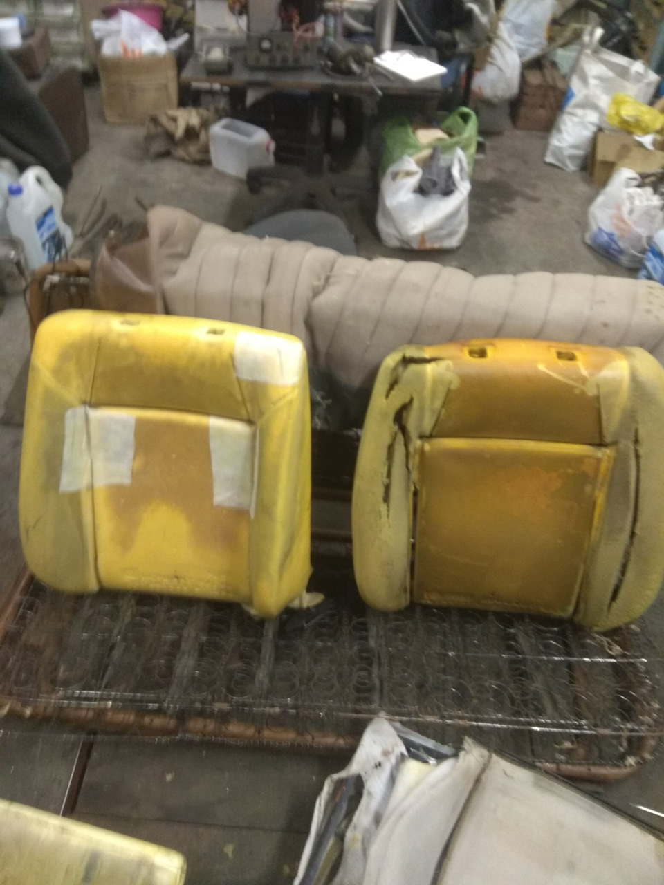 Реставрация водительского сиденья. — Volkswagen Passat B3, 1,9 л, 1991 ...