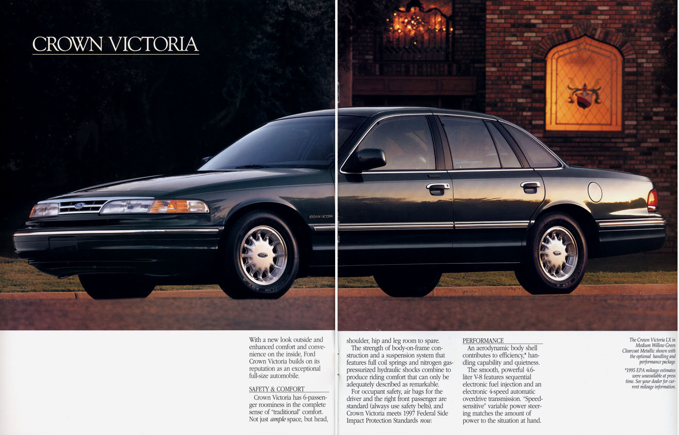 Официальное издание дилера 1995 Ford Crown Victoria.
