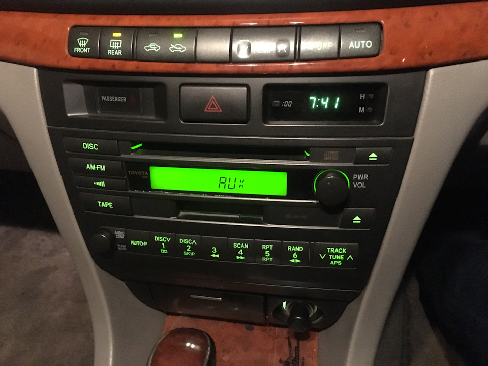 Aux в штатную магнитолу и тех.обслуживание — Toyota Mark II (110), 2 л ...