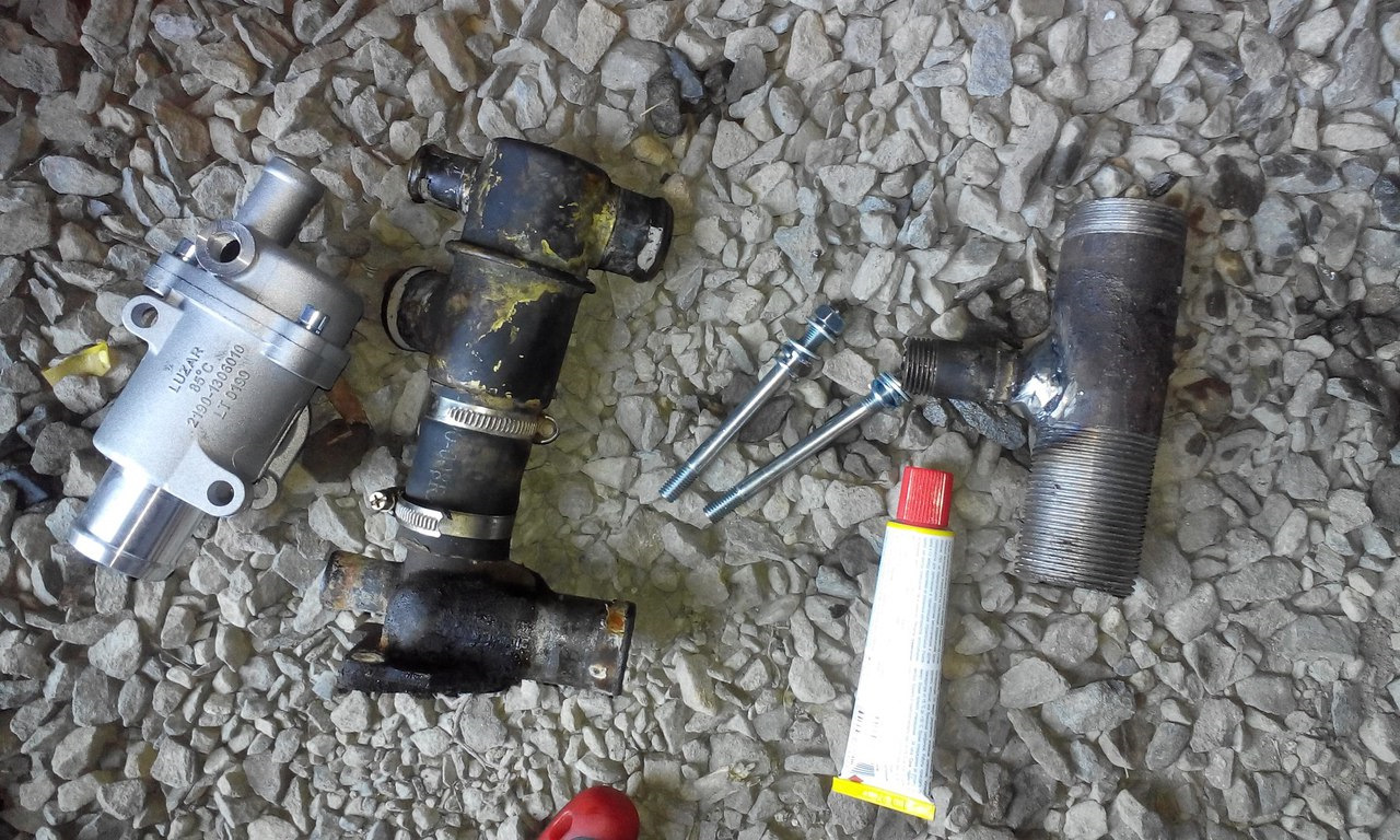 Замена Термостата 2109 на термостат от Гранты — Lada 2109, 1,3 л, 1989 ...