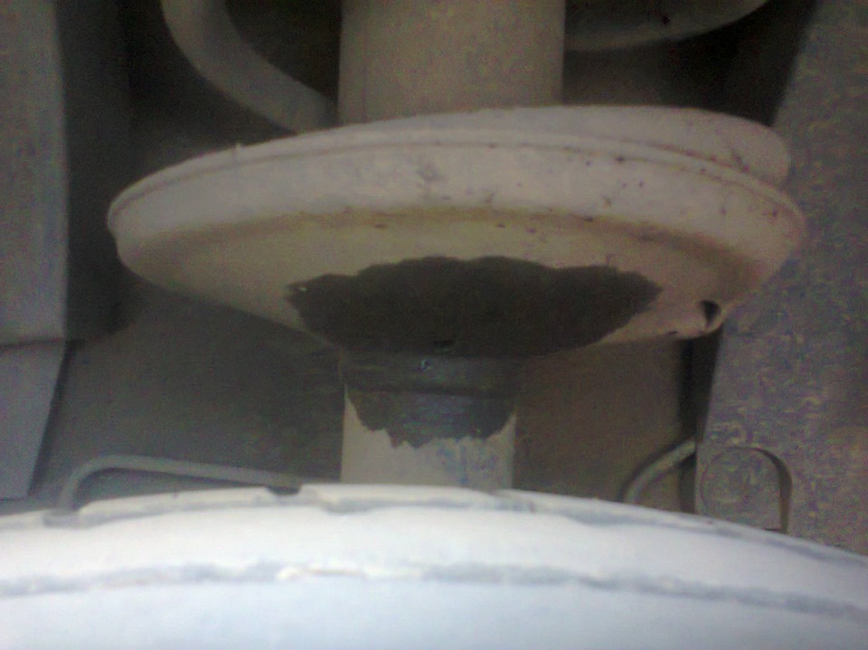 Потекла стойка. — Renault Logan (1G), 1,4 л, 2006 года | расходники ...