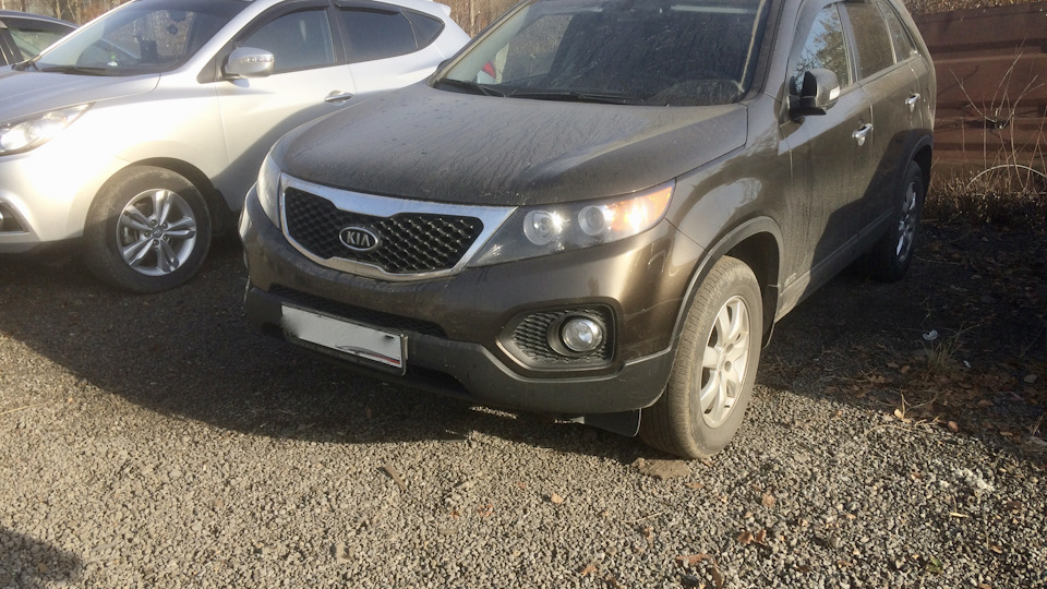 Замена резинок "дворников" — KIA Sorento (2G), 2,4 л., 2011 года ...
