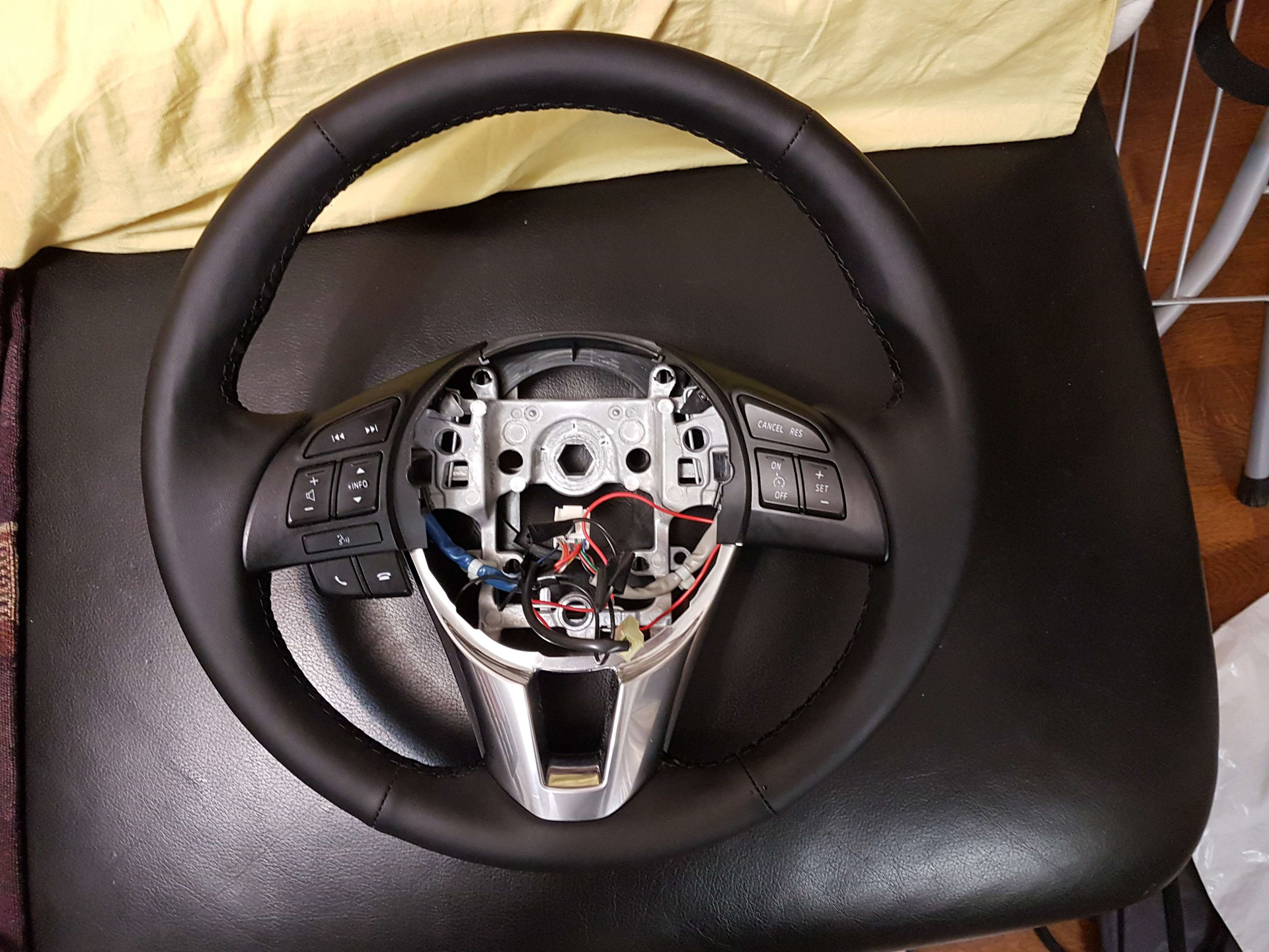 Mazda 6 как снять руль Подогрев руля и перешив. - Mazda 6 (3G) GJ, 2,5 л, 2013 года своими руками DRIVE