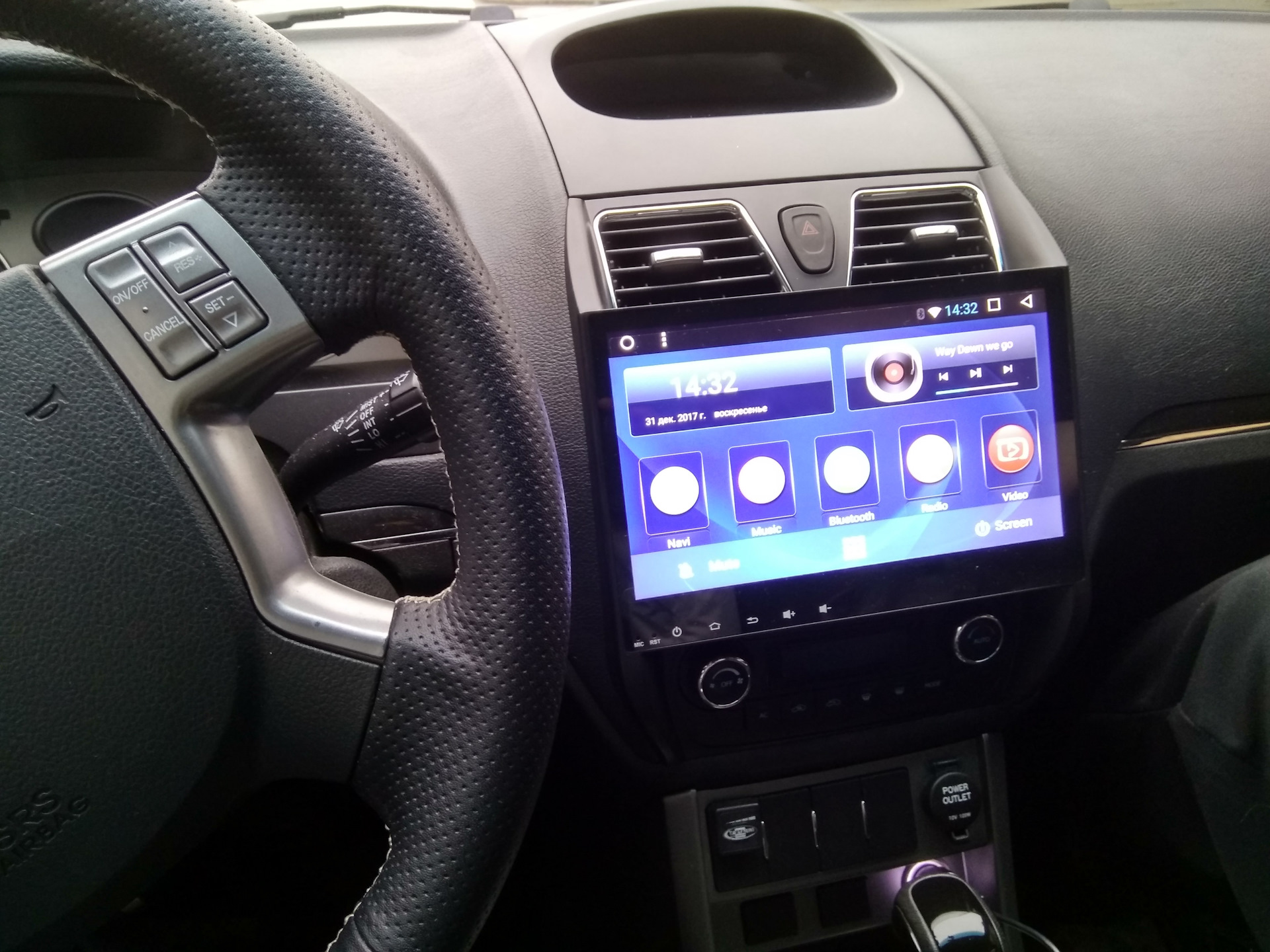 Новая мультимедиа 10 дюймов на Android. — Geely Emgrand EC7 FE-1, 1,8 л,  2014 года | автозвук | DRIVE2