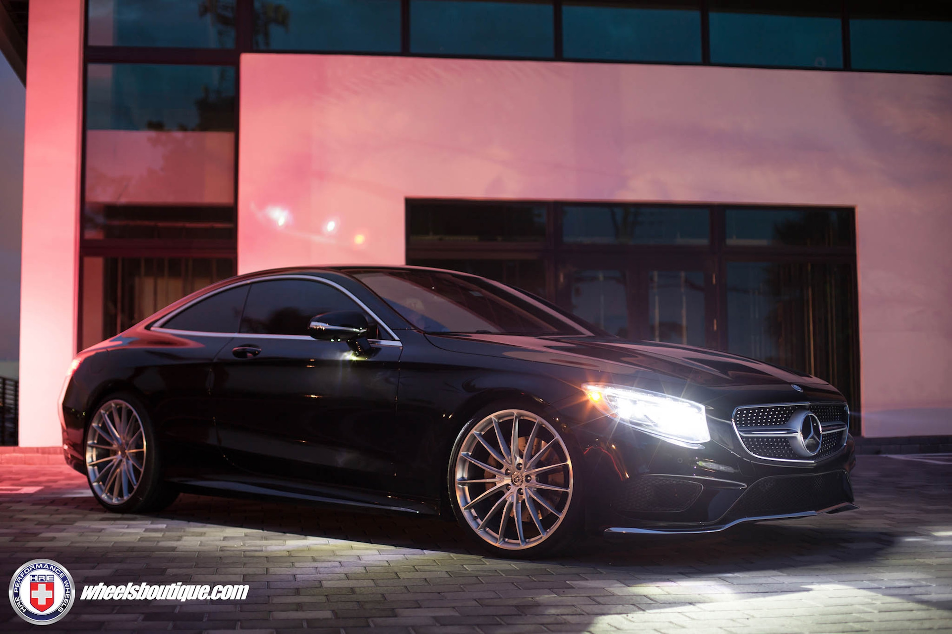 Mercedes-Benz S550 Coupe HRE P103 Brushed Clear.