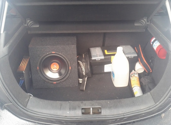 Opel Astra h универсал stels Subwoofer