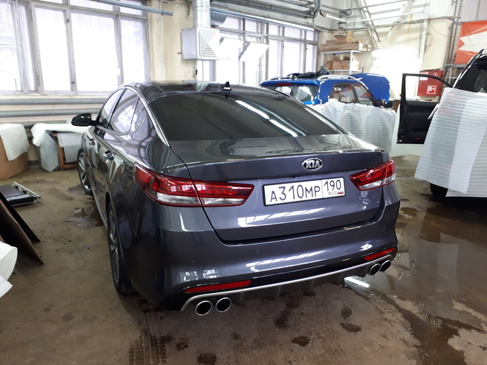 Акрапович Kia Optima