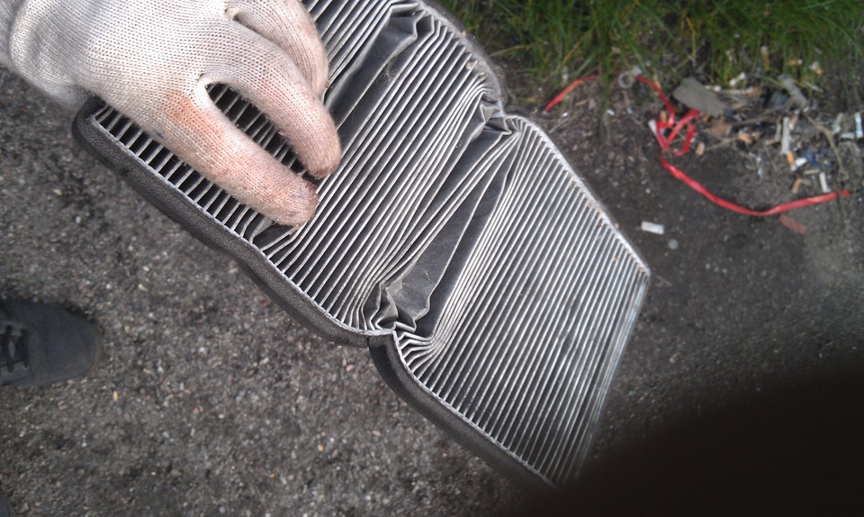 Внутрисалонный фильтр — BMW 5 series (E34), 2 л, 1991 года | расходники ...