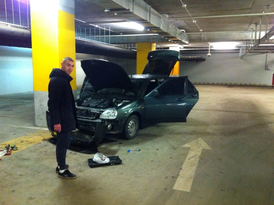 установка сигнала super horn — Lada Приора хэтчбек, 1,6 л, 2010 года ...