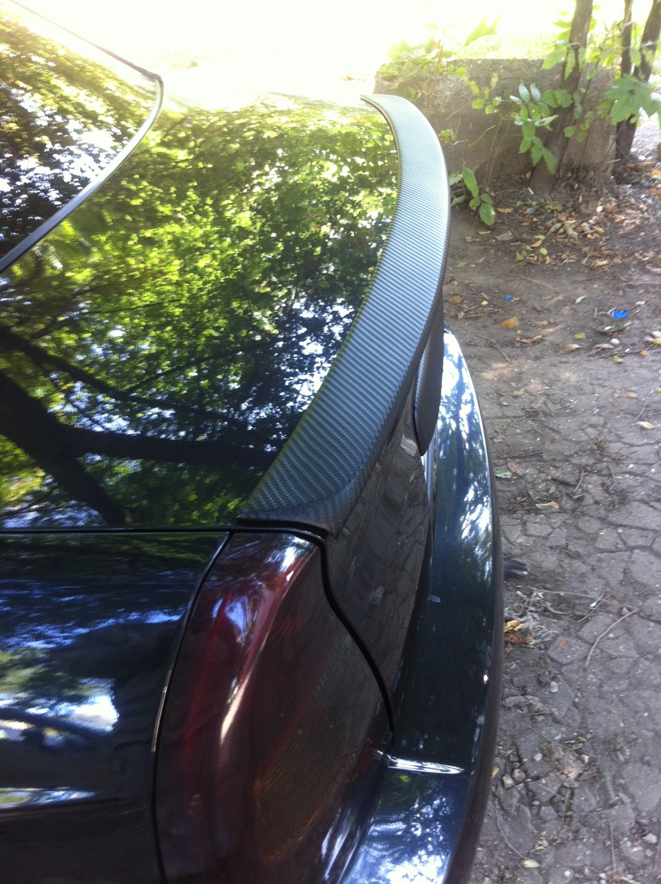 Вторая жизнь спойлера-"сабли" — Hyundai Accent (2G), 1,5 л, 2008 года ...
