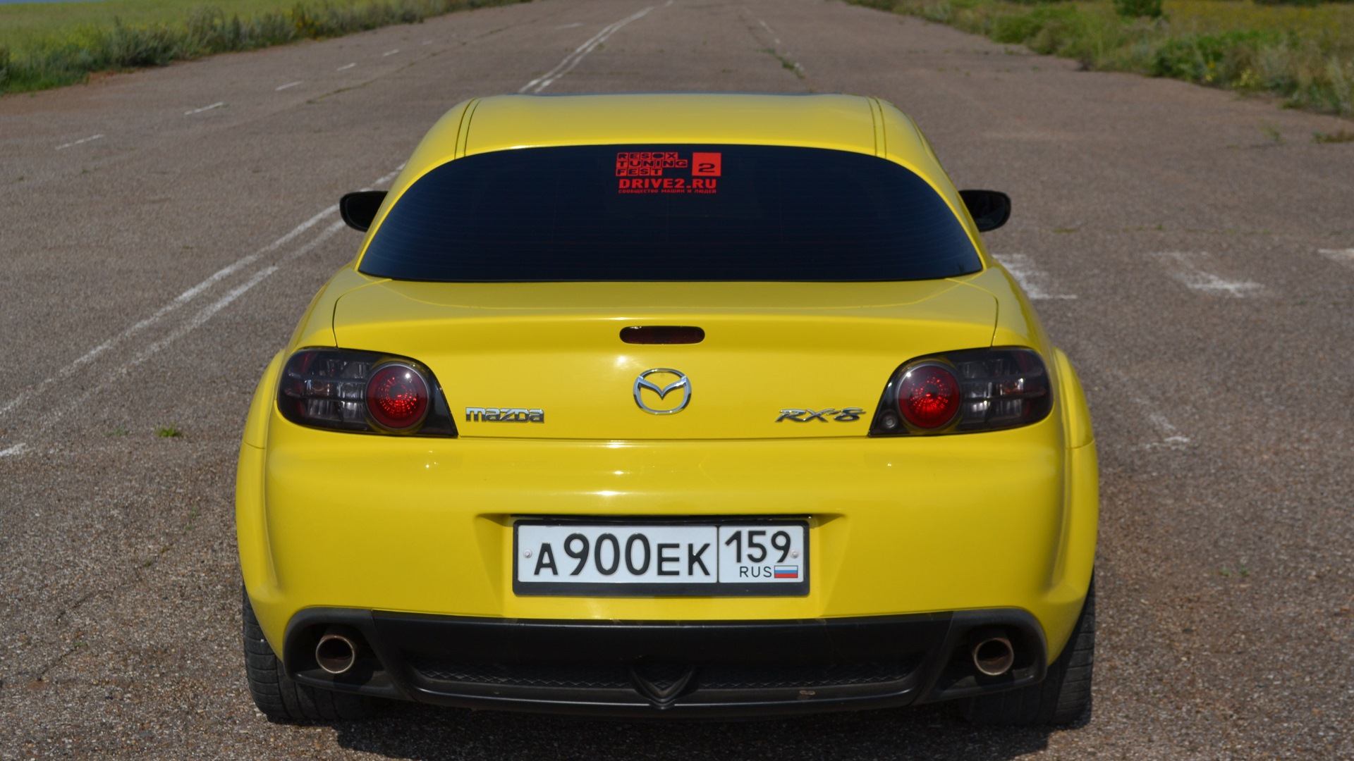 Mazda RX-8 1.3 бензиновый 2003 | yellow sports car на DRIVE2