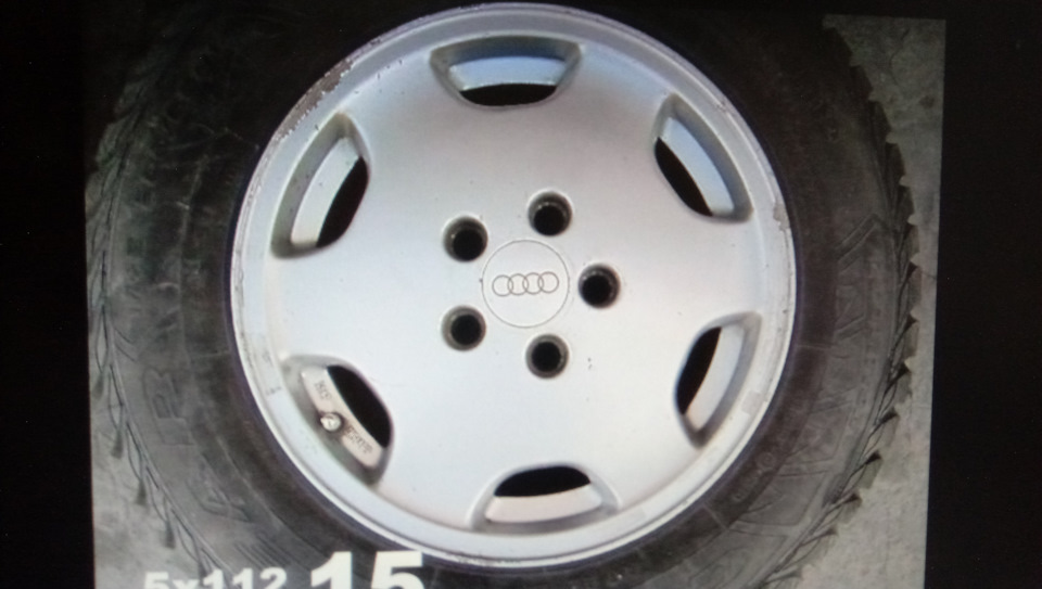 Литые диски AUDI 6,5Jx15 ET45 5x112 на Audi 100 (C4). Б/у | 3 500 ₽ в ...
