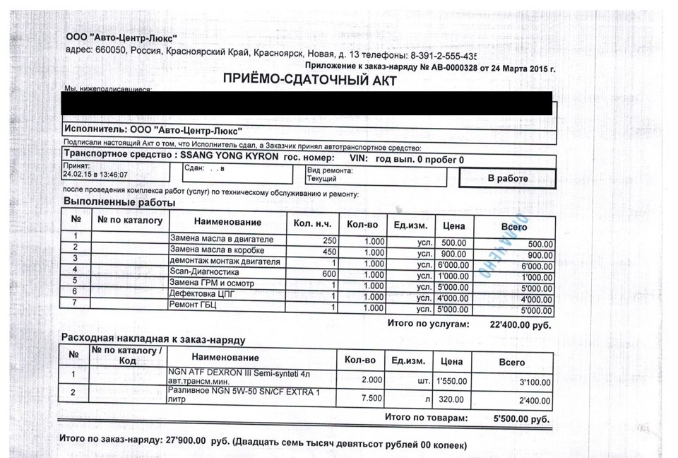 Приемо сдаточный акт на металлолом образец 2023