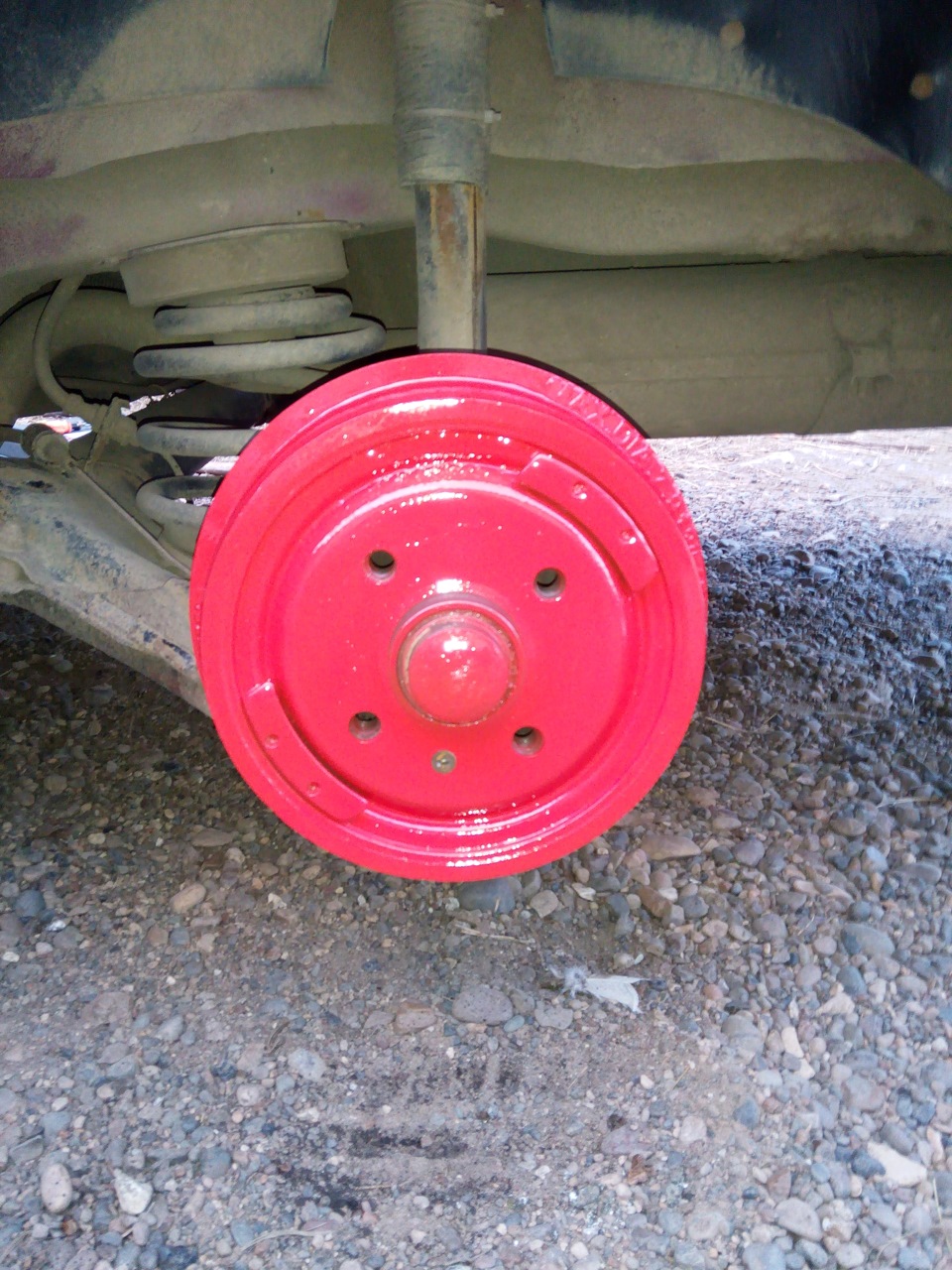 покраска тормозных барабанов — Daewoo Nexia, 1,5 л, 2005 года | тюнинг ...