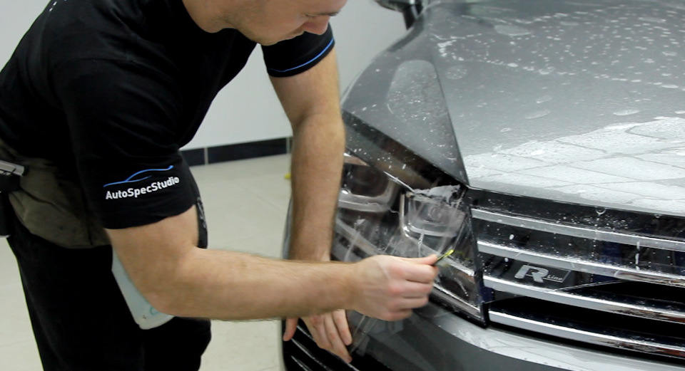 Оклейка Volkswagen Touareg защитной пленкой SunTek + Ceramic Pro 9h ...