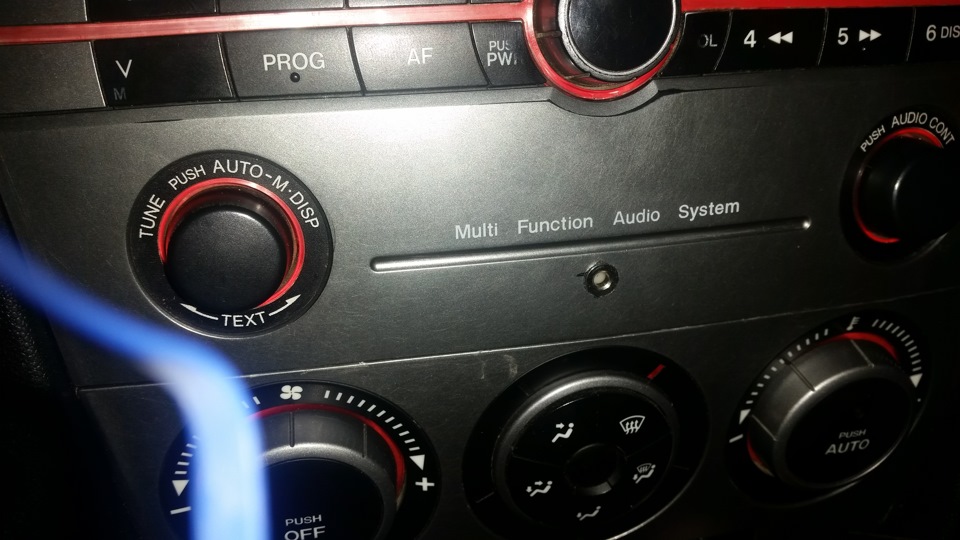 сделал аукс в штатную магнитолу — Mazda 3 (1G) BK, 1,6 л, 2008 года ...