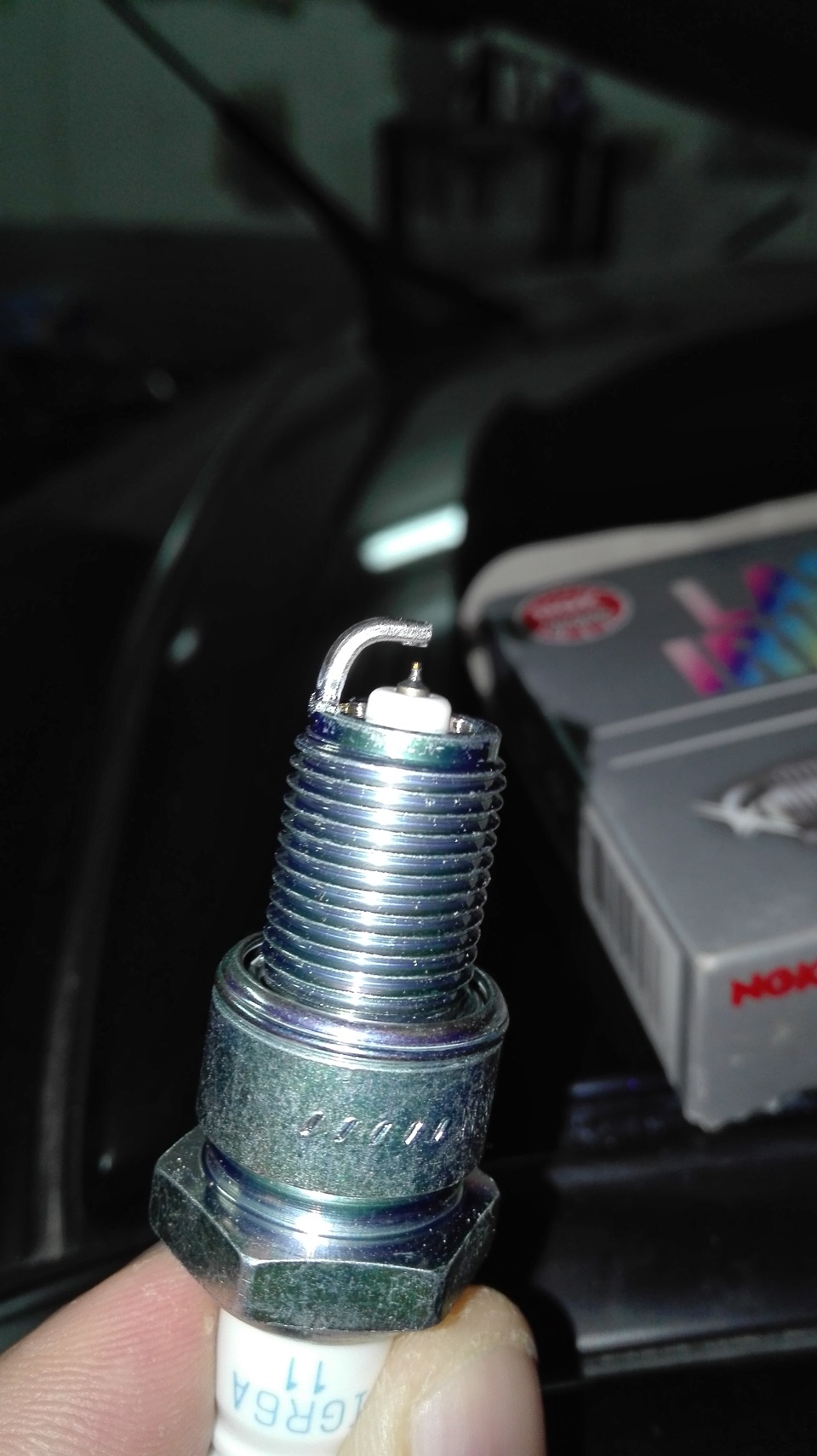 Сигналка и иридиевые свечи NGK — Mitsubishi Lancer IX, 2 л, 2006 года ...