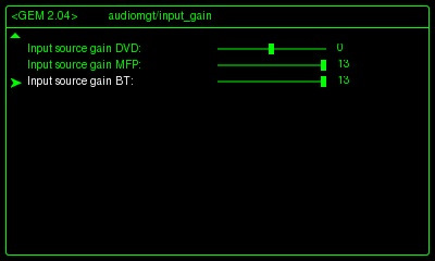 TestmodeGem — audiomgt — input_gain 2-я страница. (После изменений) — Skoda Octavia A7 Mk3