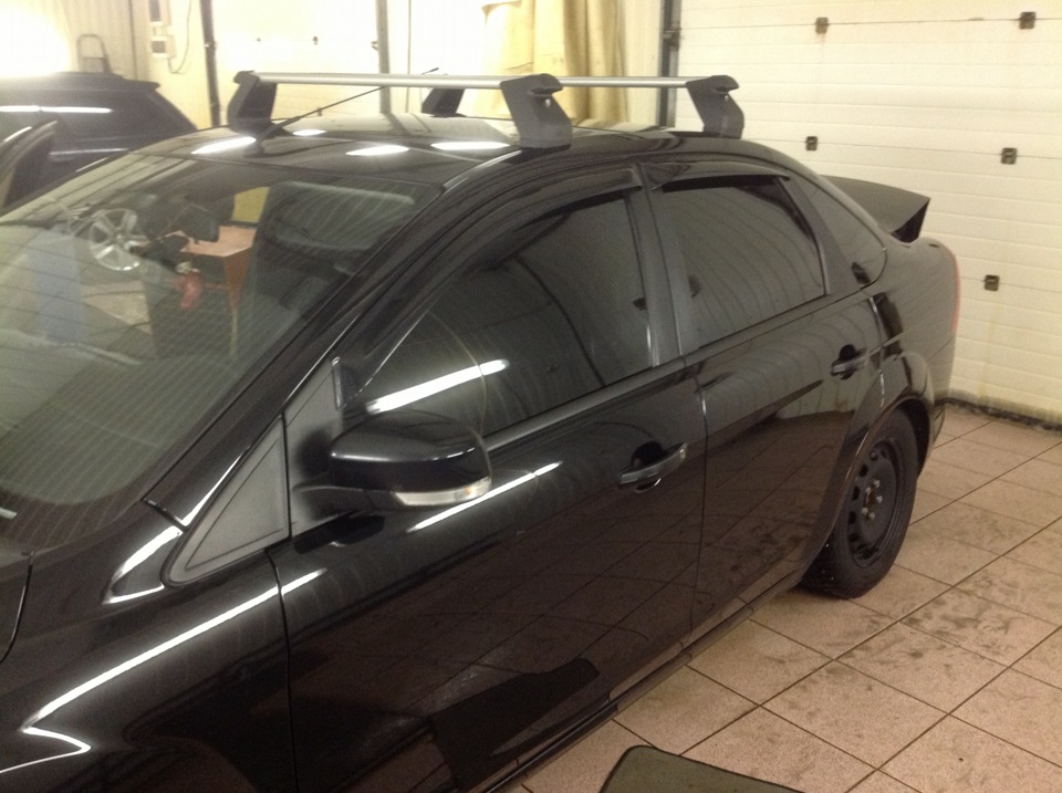 Багажник стайл и блэк тонер!) — Ford Focus Sedan II, 1,6 л, 2011 года ...