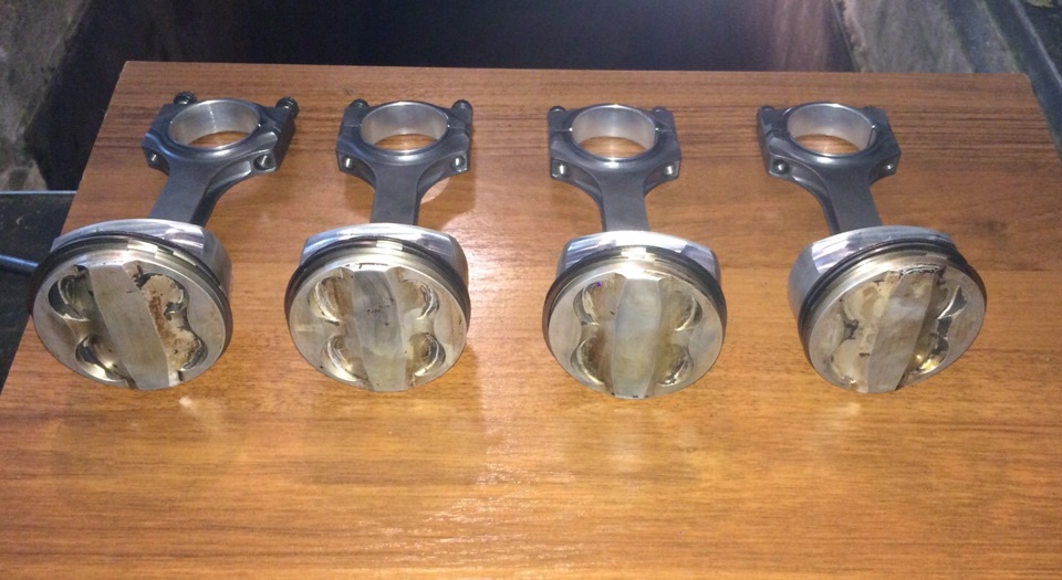 Установка шатунов и дефектовка двигателя — Lada Калина Спорт, 1,6 л ...