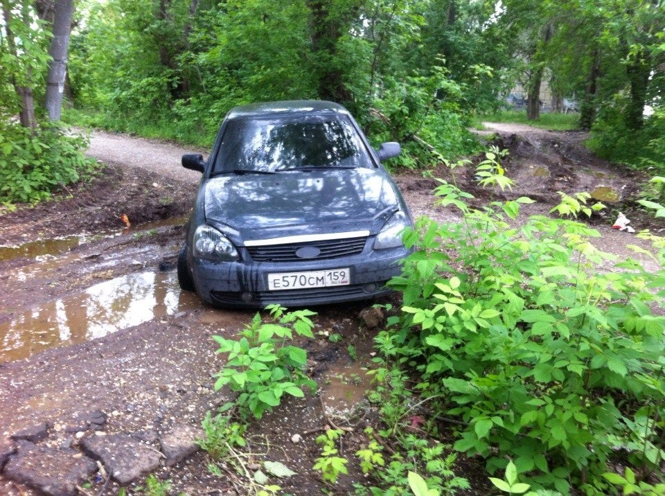 Приора хэтчбек по бездорожью