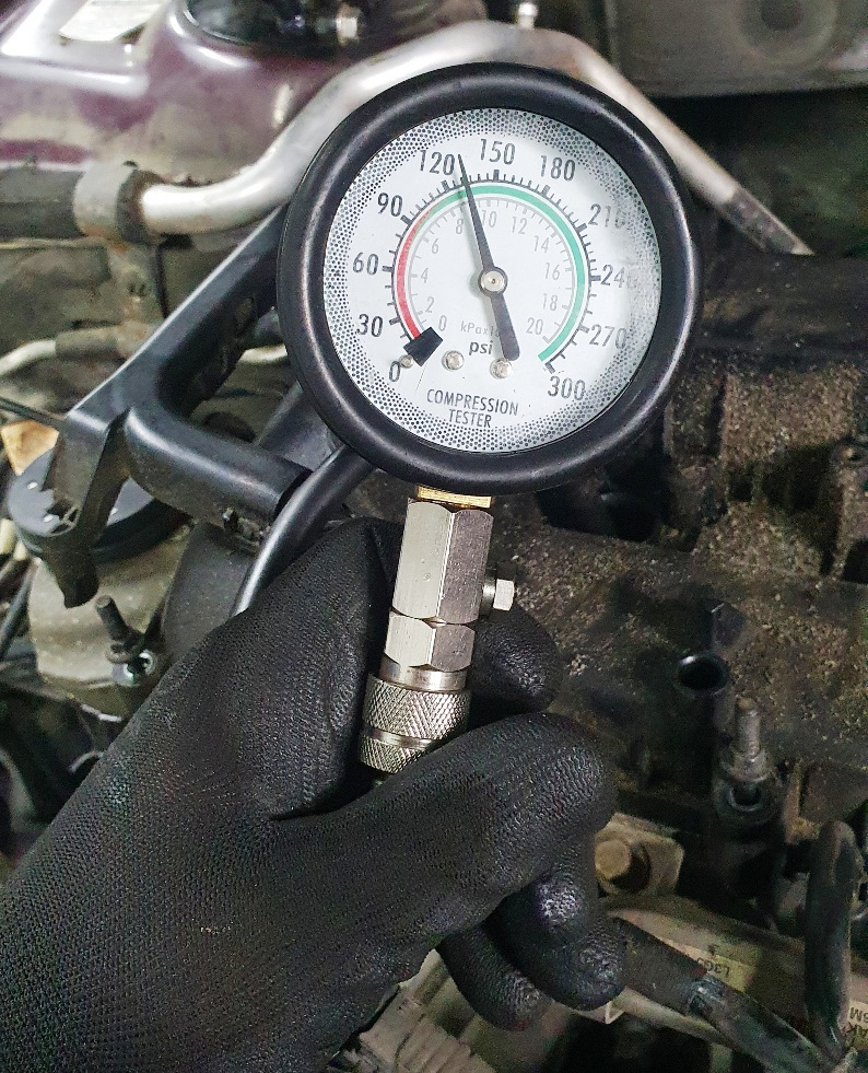 Замер компрессии в цилиндрах — Mazda 6 (1G) GG, 2,3 л, 2008 года ...