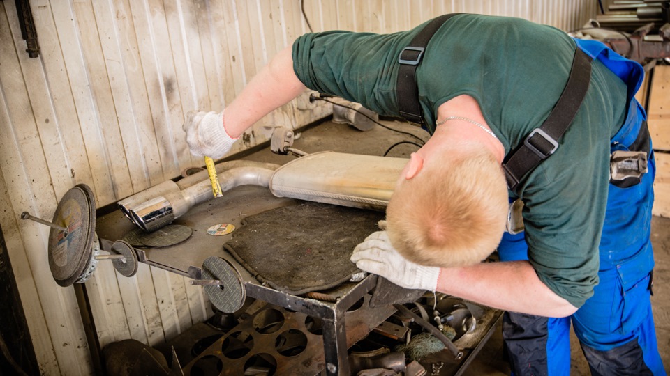 Установка двойного выхлопа — Audi A3 Sedan (8V), 1,4 л, 2014 года ...