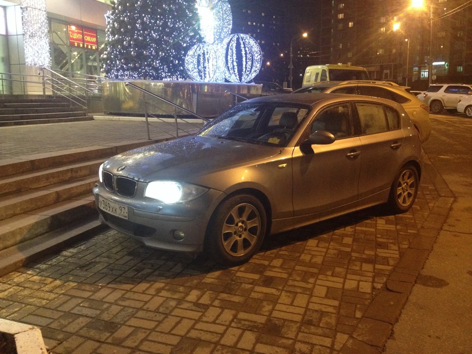 новогоднее чудо. — BMW 1 series (E81/E87), 2 л, 2005 года | покатушки ...
