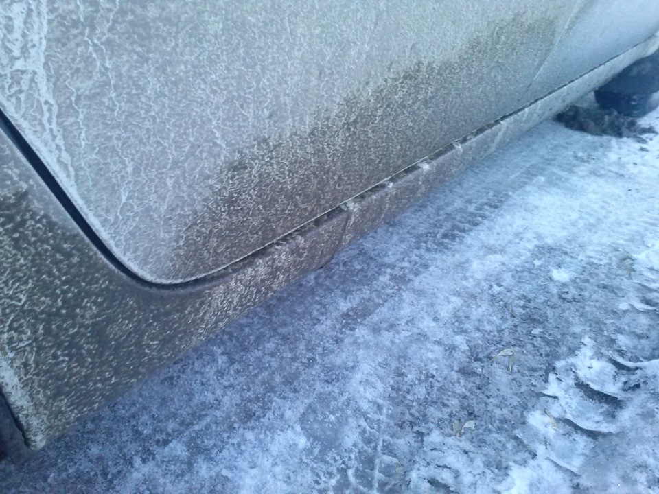 Эффект после часа езды в весеннюю оттепель :) — Lada Granta