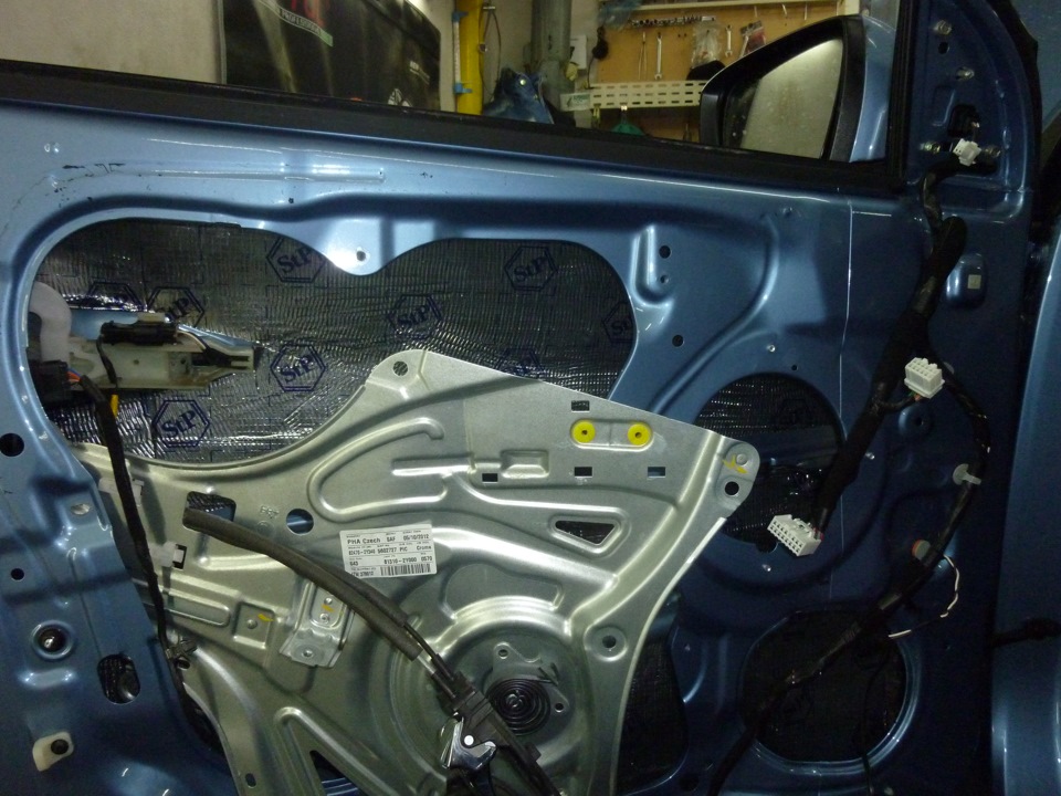шумоизоляция дверей — Hyundai ix35, 2 л, 2012 года | автозвук | DRIVE2
