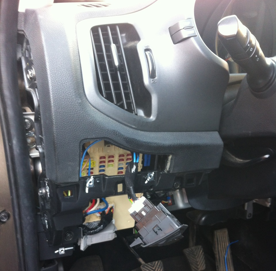 Правильная работа ДХО в базе — KIA Sportage (3G), 2 л, 2012 года ...