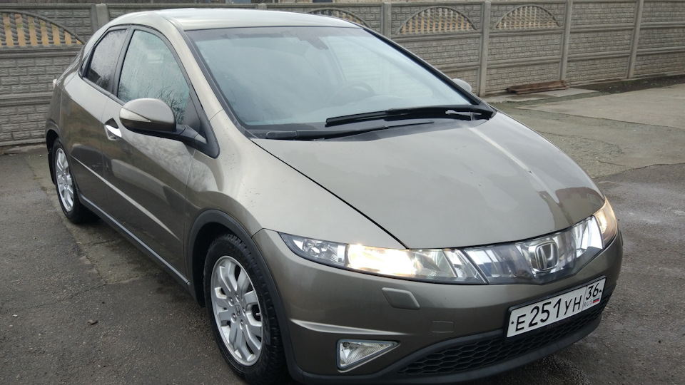 Дорожный просвет — Honda Civic 5D (8G), 1,8 л, 2008 года | наблюдение ...