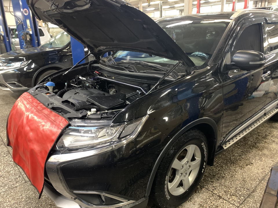 ТО-16.🐊👍 — Mitsubishi Outlander (3G), 2 л, 2015 года | плановое ТО | DRIVE2