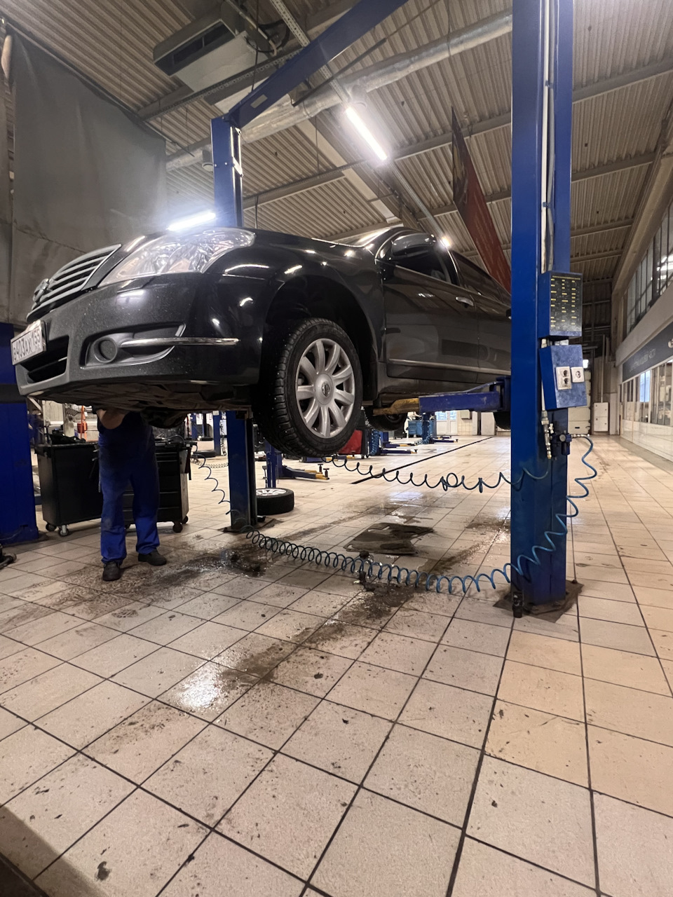 Заменили подшипник правого привода — Nissan Teana (J32), 2,5 л, 2011 ...