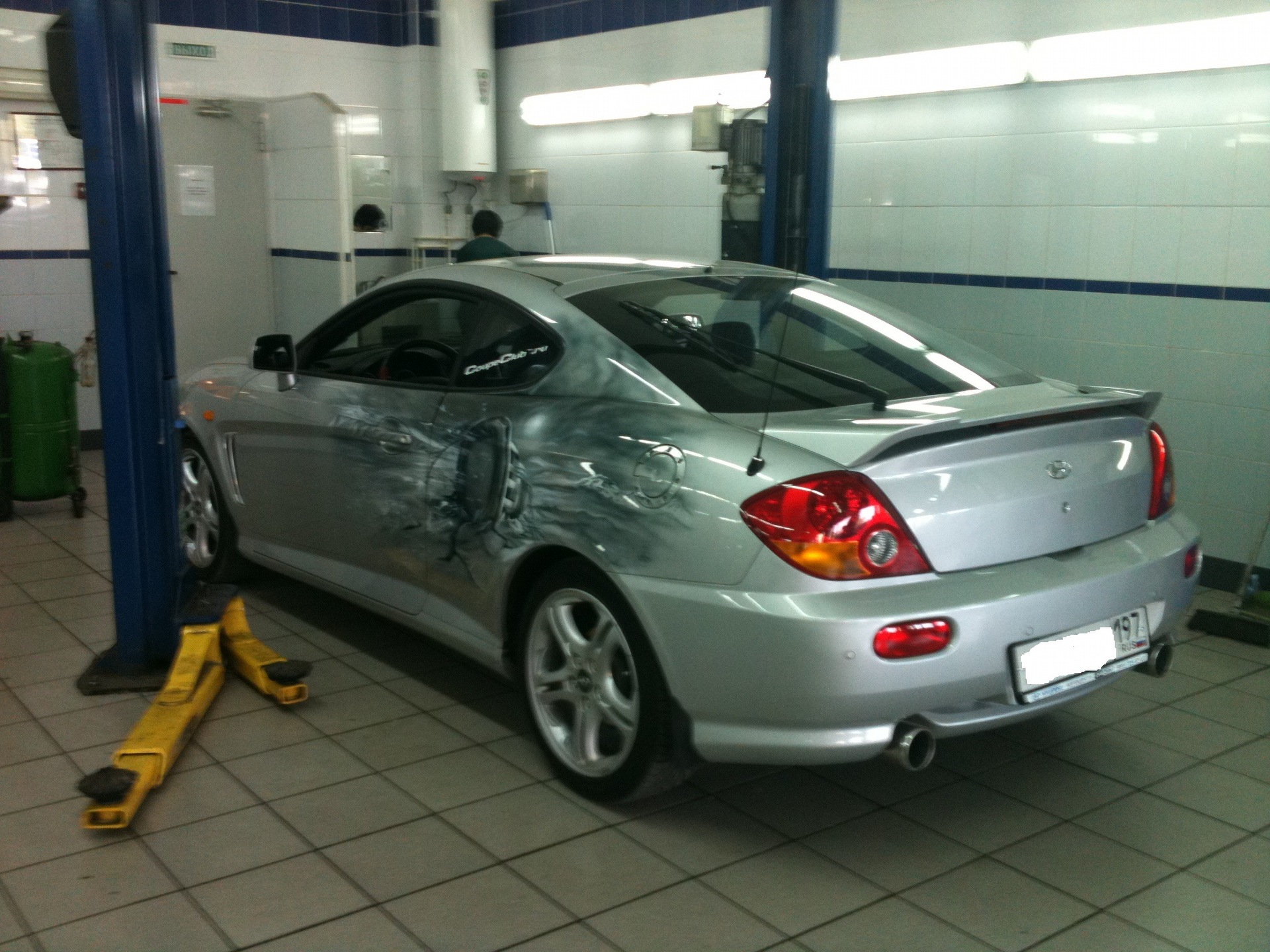 Наши дороги!)) — Hyundai Coupe (GK), 2,7 л, 2004 года | визит на сервис ...