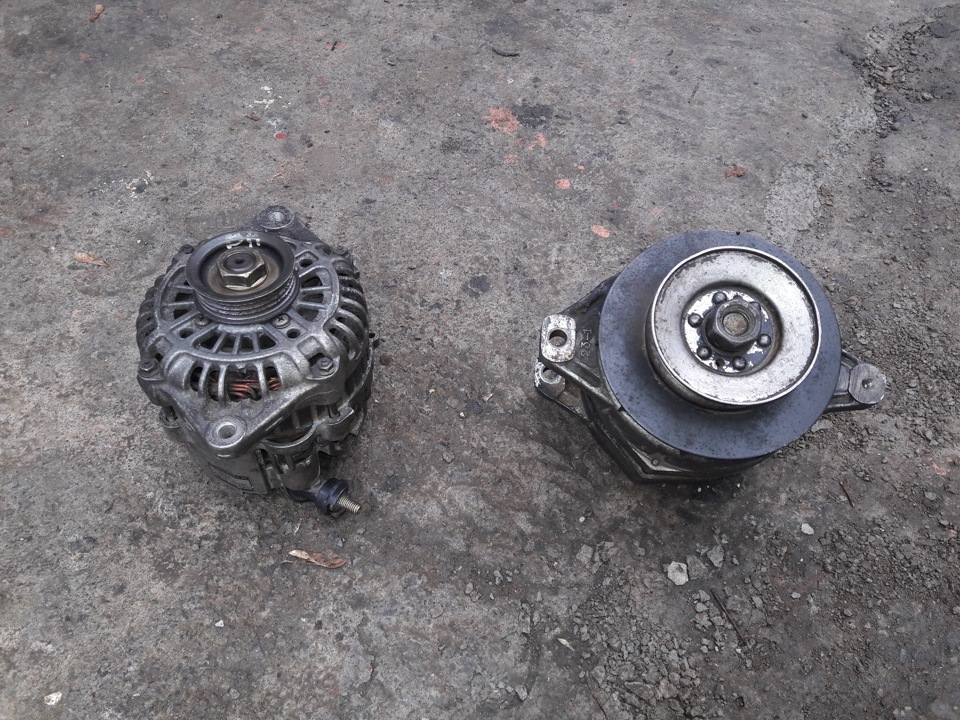 Замена штатного генератора на иномарочный — ИЖ Москвич 412, 1,5 л, 1982 ...