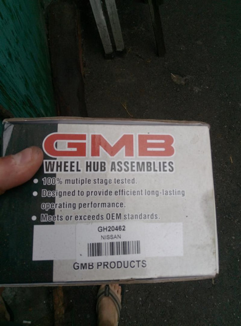 GH20462 СТУПИЦА ЗАДНЯЯ (С АБС) GMB | Запчасти на DRIVE2