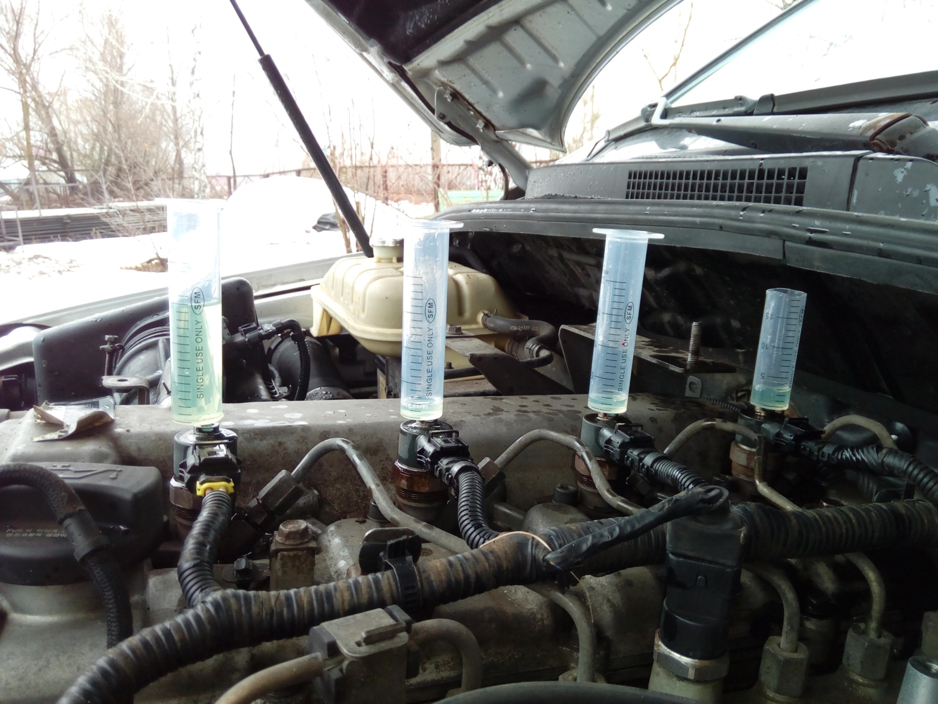 Как снять форсунки на киа соренто Очередные поиски сервиса - KIA Sorento (1G), 2,5 л, 2004 года визит на сервис DR