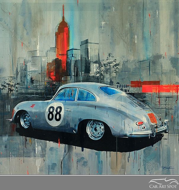 Porsche Gulf Art картина