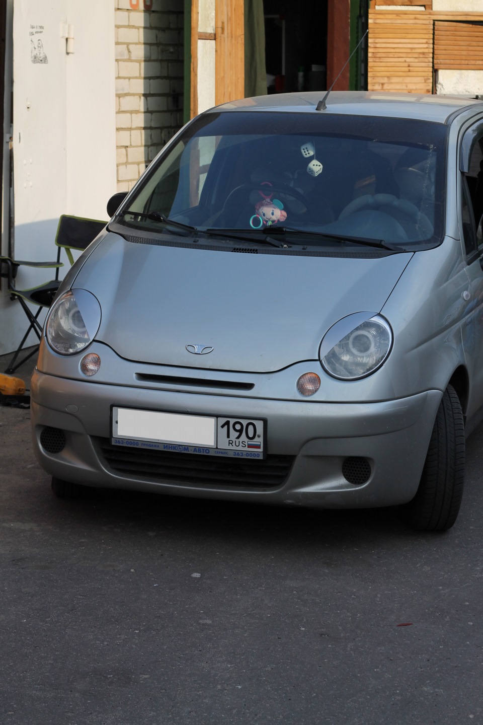 Новые реснички + музей военной техники г. Раменское — Daewoo Matiz (M100,  M150), 0,8 л, 2006 года | фотография | DRIVE2