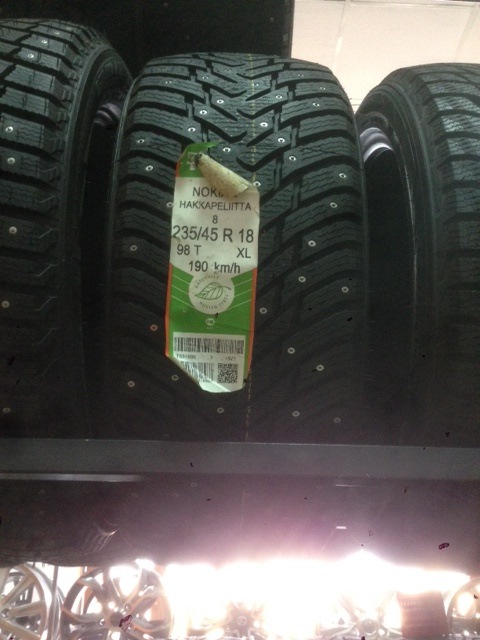 Зимние шины Nokian — Hakkapeliitta 8 — Lexus GS (L10), 2,5 л, 2013 года ...