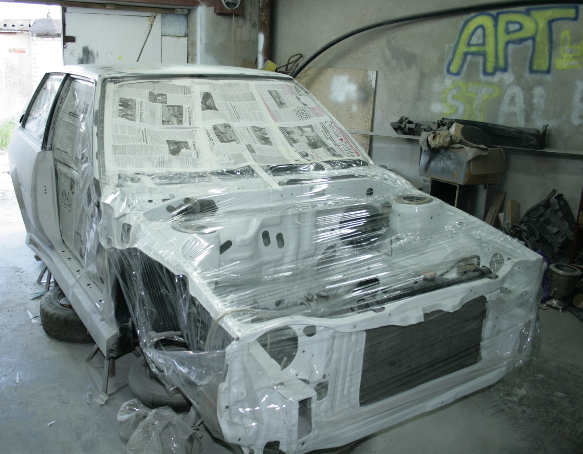 Painting - how it was photo - Toyota Corolla 16 liter 1992