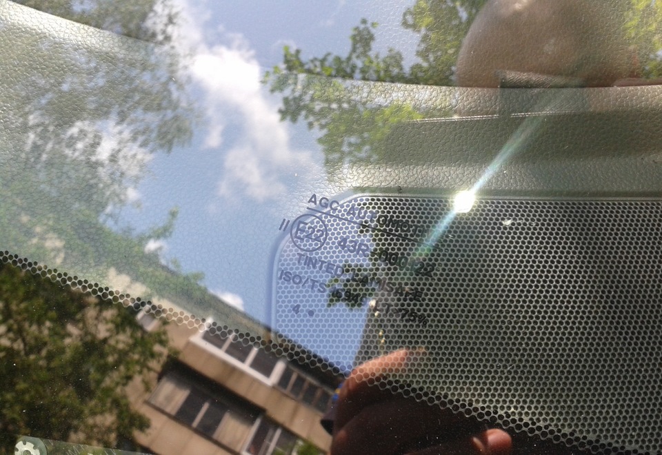 Замена лобового стекла — Honda Civic Hybrid (2G), 1,3 л, 2009 года ...