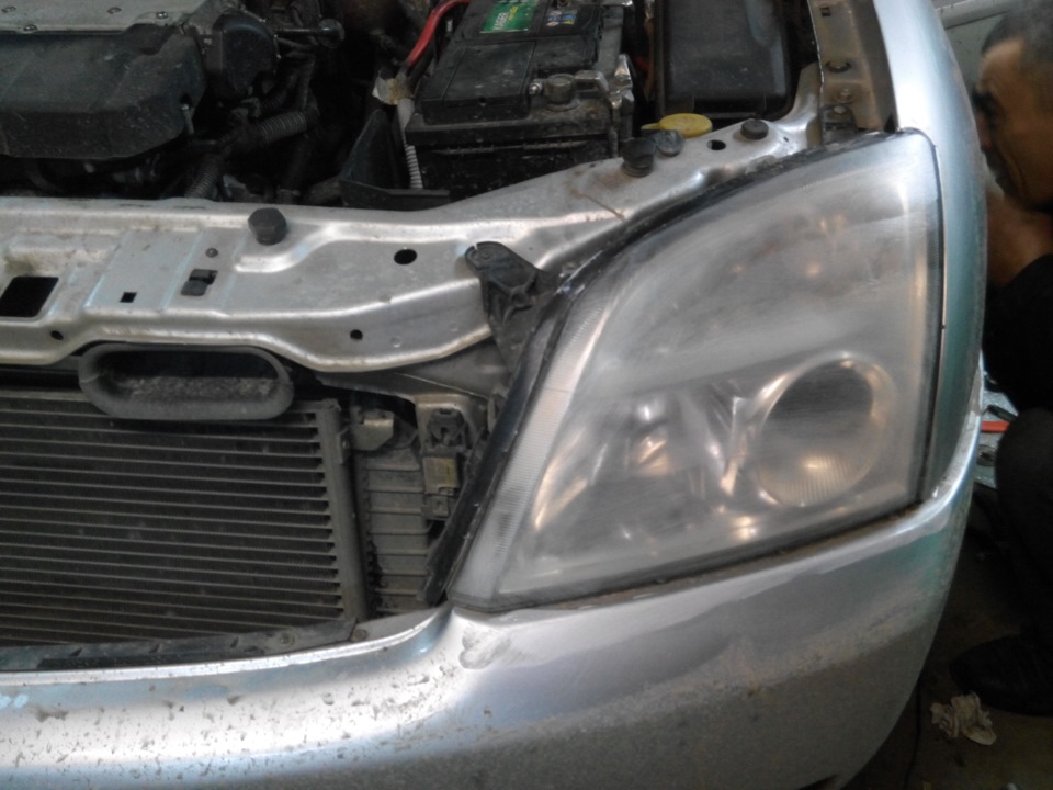 Полировка фар, Ресницы, рештка… — Opel Vectra C, 3,2 л, 2005 года ...