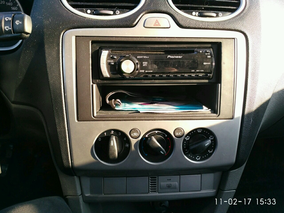 Установка 2 din магнитолы Pioneer MVH-AV280BT — DRIVE2