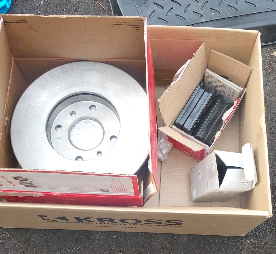 Колодки, диски или что где купить… — Nissan Almera II (N16), 1,8 л ...